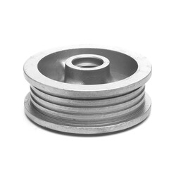 roller on white background, close-up