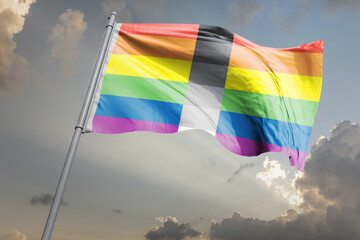 homoflexible flag Homoflexible is a sexual orientation in which someone is primarily attracted to the same sex, but also experience attraction to the opposite sex.