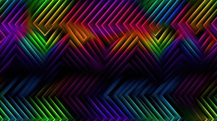  a colorful background with a pattern of lines and shapes in different colors.  generative ai