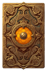  Card deck design. Card back design in casual style.  2d mobile game asset made with Generative AI