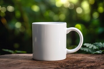 Coffee  white ceramic mug, blank Mug MockUp, Coffee Cup 