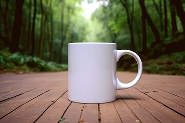 Coffee  white ceramic mug, blank Mug MockUp, Coffee Cup 
