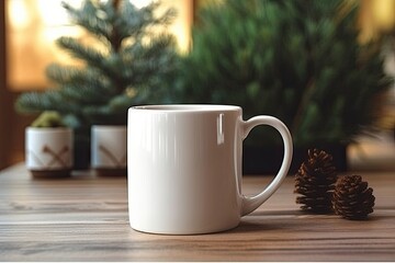 Coffee  white ceramic mug, blank Mug MockUp, Coffee Cup 