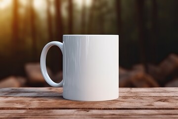 Coffee  white ceramic mug, blank Mug MockUp, Coffee Cup 
