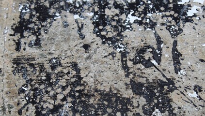 A close-up of a textured wall with no people in the background reveals intricate building features.