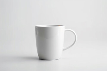 Obraz premium white cup isolated on white