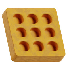 3d simple abstract illustration