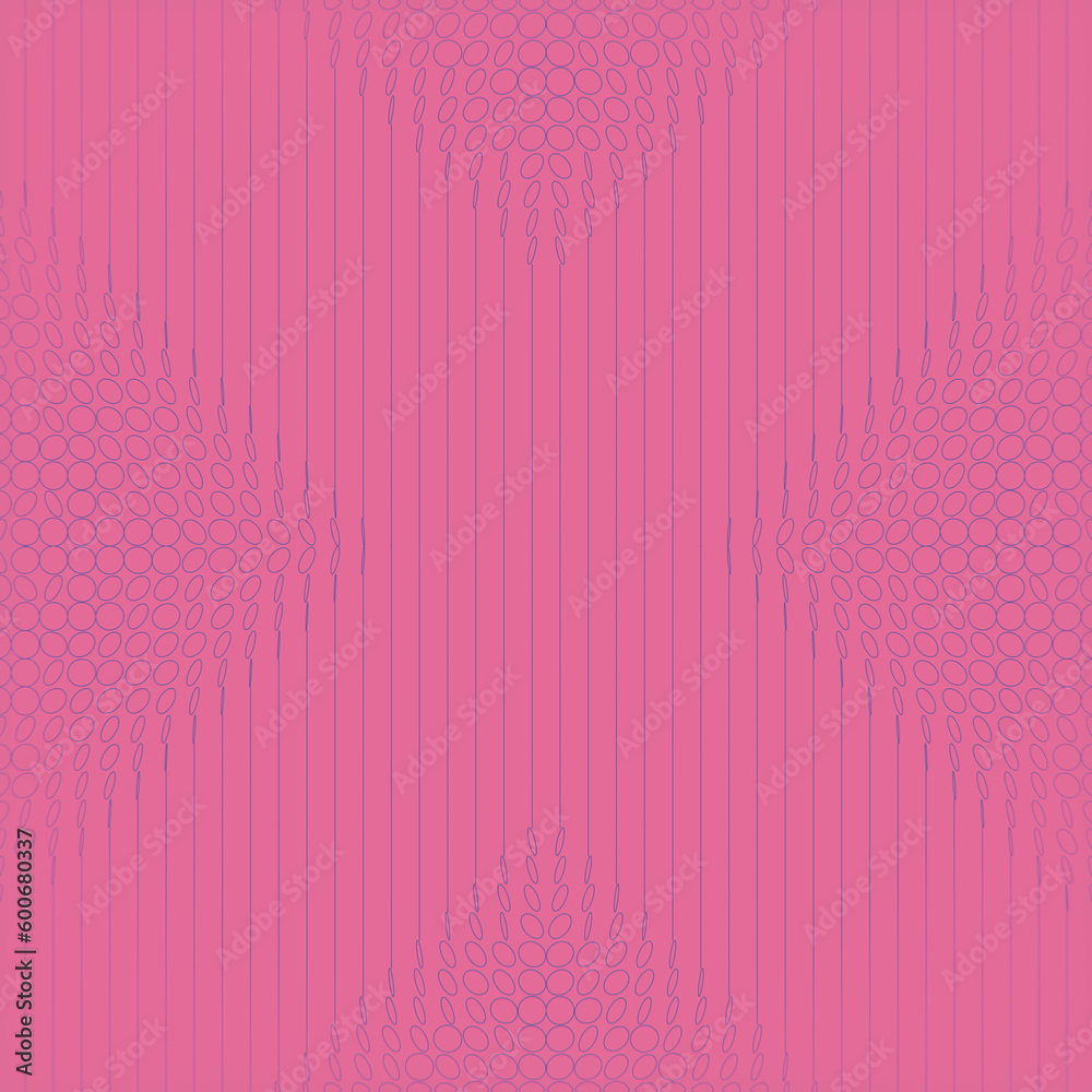 Poster geometric shapes on pink background. 3d rendering digital illustration
