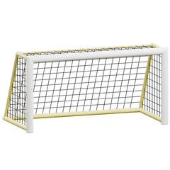 3d render football goal illustration with transparent background