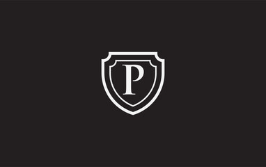 Protection and double shield logo design vector for your brand and business with the letters and alphabet
