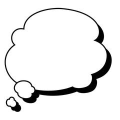 雲型の吹き出し