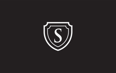 Protection and double shield logo design vector for your brand and business with the letters and alphabet