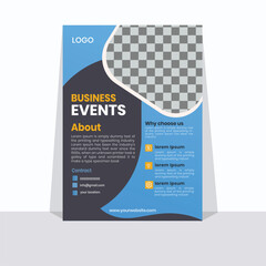 business flyer design template