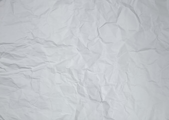 Wrinkled and Crumpled Paper Textured Background