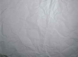 Wrinkled and Crumpled Paper Textured Background