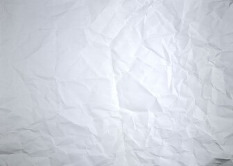 Wrinkled and Crumpled Paper Textured Background