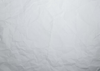 Wrinkled and Crumpled Paper Textured Background