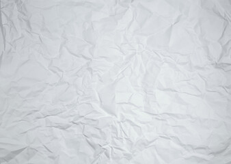 Wrinkled and Crumpled Paper Textured Background
