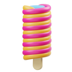 Twister Ice Cream 3D Icon