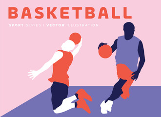 Basketball Player Sport Silhouette Illustration