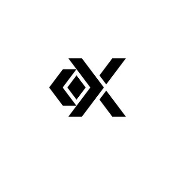 arrow letter X logo design vector illustration on ahite background.