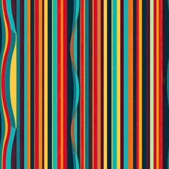 Obraz premium Beautiful Colorful Stripes Pattern Seamless Texture