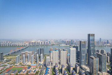 Fototapeta premium China Changsha City Architecture Scenery