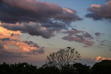 Fototapeta premium sky at sunset