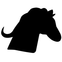 Horse Heads Silhouette 