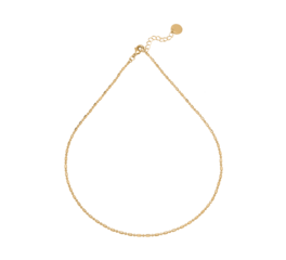 Gold neckless  isolated on transparent background