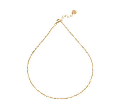 Gold neckless  isolated on transparent background