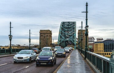 the Tyne Bridge, Newcastle-upon-Tyne, England, UK
