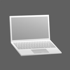 Laptop 3d Mockup Template