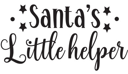 Fototapeta premium santa's little helper