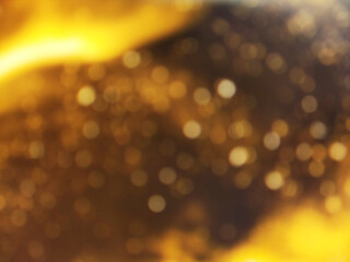 Bokeh Blurred background Gradient Gold with light