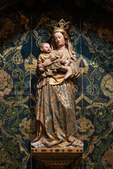 Obraz premium inside view of the Cathedral in Salamanca Spain