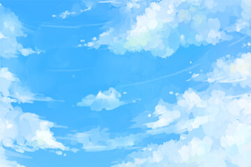 青空 昼 イラスト