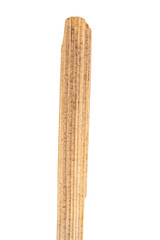 Part of driftwood isolated on white