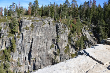 Yosemite National Park Landscape Mountains and Trees