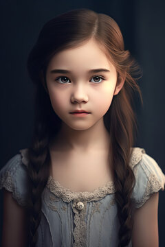 serious sad asian girl worried 