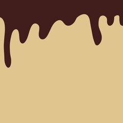 melted chocolate dripping