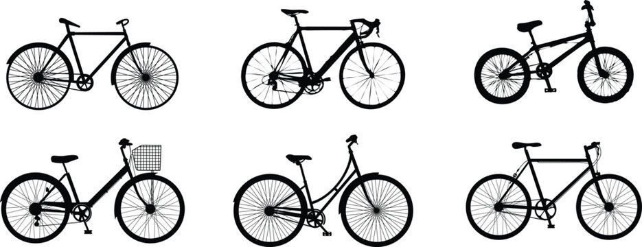 Bicycle icon bike vector symbol. bicycle and bike vector