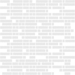 White brick wall texture background
