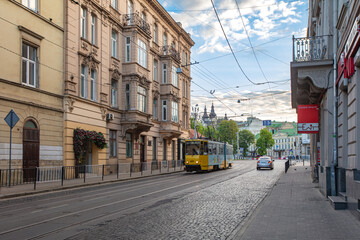 Ancient street in Lviv