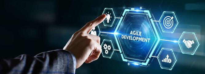 Concept of agile software development.