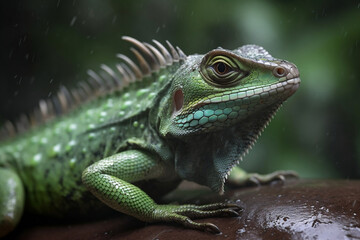Fototapeta premium Chinese water dragon generative ai