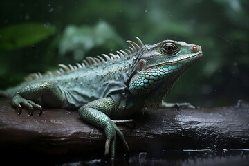 Fototapeta premium Chinese water dragon generative ai