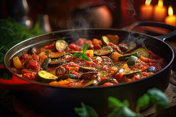Fototapeta premium Ratatouille, Generative AI