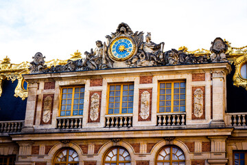 the facade of the palace country