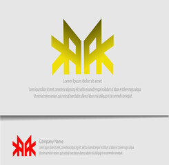 Obraz premium a simple logo with a combined letter model is perfect for your company branding